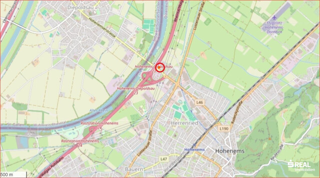 Grundstück mit Mehrfamilienhaus in Hohenems