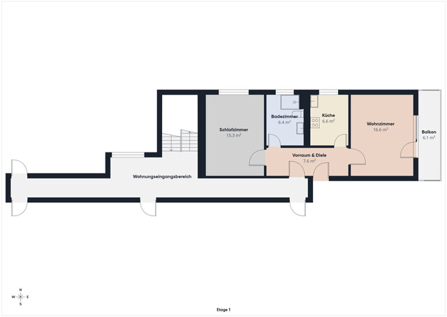 Gepflegte 2-Zimmerwohnung in Feldkirch-Gisingen