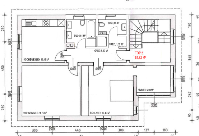 "ohne Provision" geräumige 3,5 Zimmer Wohnung in zentraler Lage