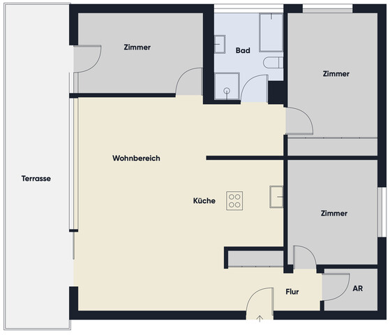 IHR NEUES ZUHAUSE - GUT GESCHNITTENE 4 ZIMMERWOHNUNG MIT TERRASSE IN KOBLACH