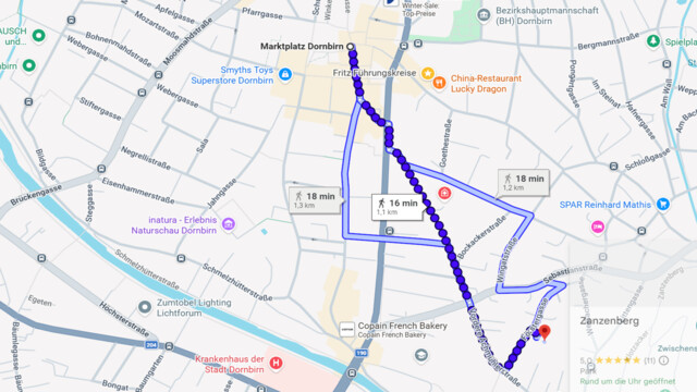 4,5-Zimmer-DG-Wohnung (133 m²) mit Weitblick, 2 Bäder, 2 Parkplätze – Dornbirn Zentrum