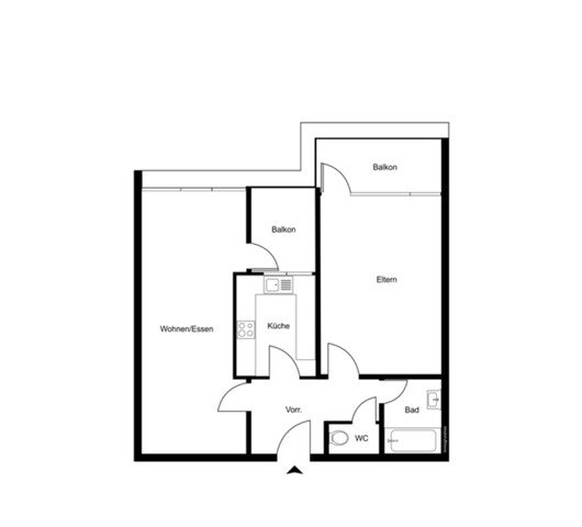 2-Zimmer Wohnung zwischen Berg - See - Stadt ZENTRUM
