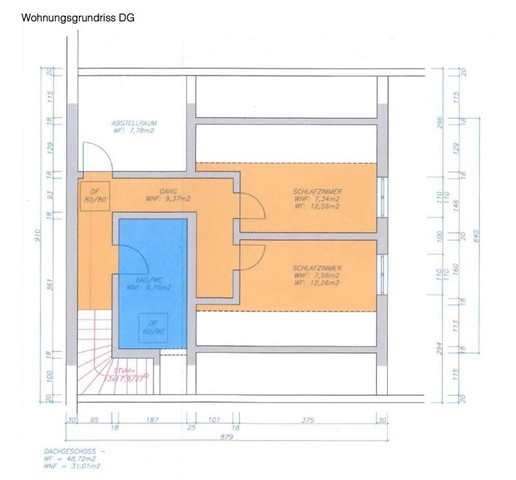 4 Zimmer-Maisonettewohnung in zentraler Lage