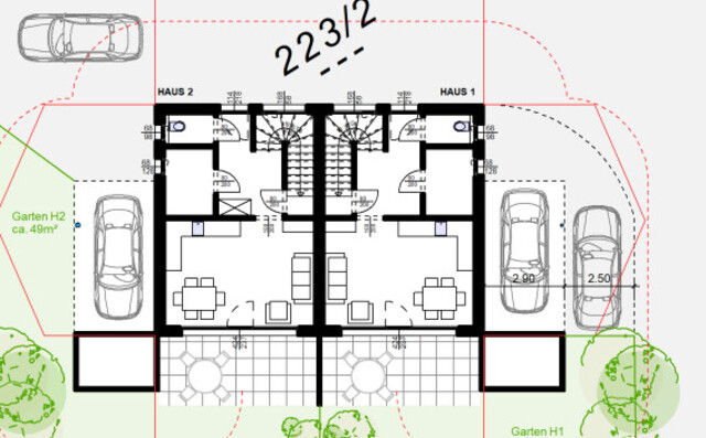 Wohnung oder Haus?
Doppelhaushälfte mit Flair, Charme und Chic