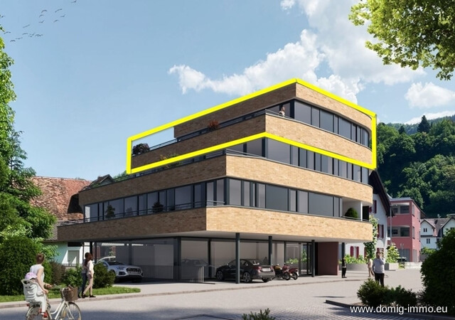 NEUBAU: Hochwertig ausgestattetes Penthouse mit 139m² Wohnfläche und 2 Teifgaragenplätze in Götzis!