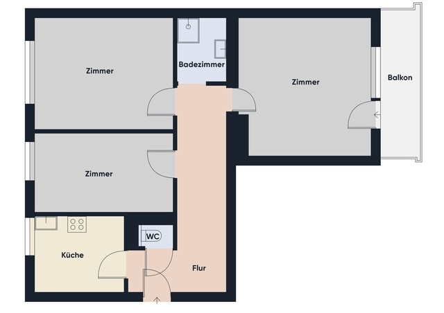 Wohnen, wo andere Urlaub machen – 3-Zimmer-Wohnung in Seenähe in Lochau zum Mieten
