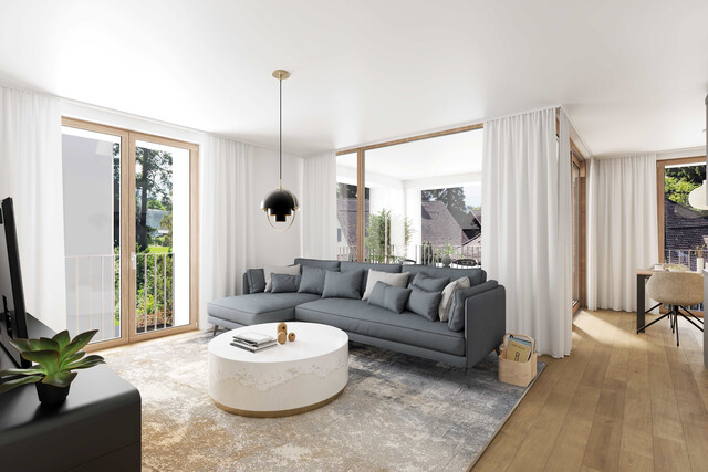 Großzügige und sehr helle 3-Zimmer-Wohnung mit großem Garten