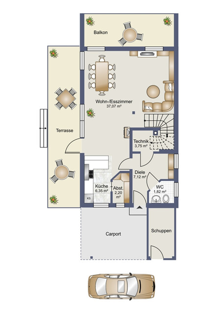 Wohnidylle in Egg - 
Geborgenes Wohnen mitten in der Natur