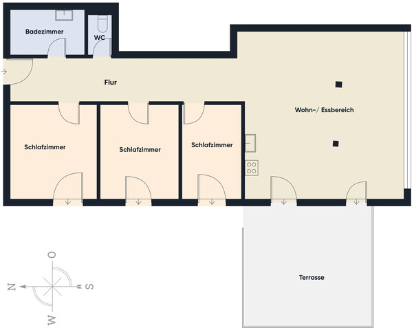 Wohnen & Entspannen:  Helle 4-Zimmer-Gartenwohnung in Lauterach