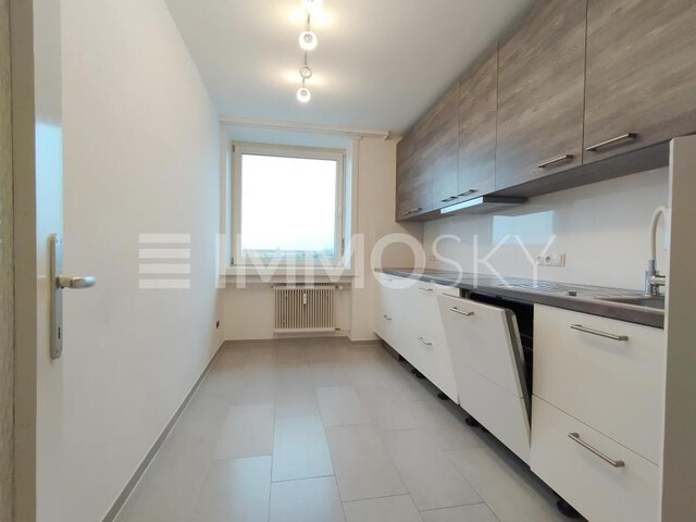 Modernisierung im 5. Stock in Arbeit