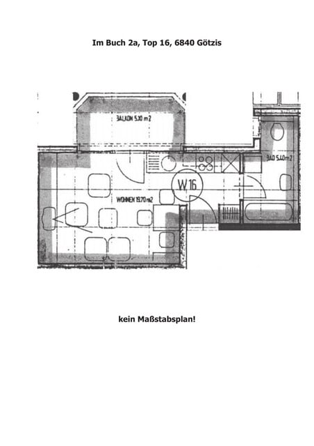 Klein aber fein: Zentrale 1-Zimmerwohnung mit Balkon in Götzis zu vermieten!