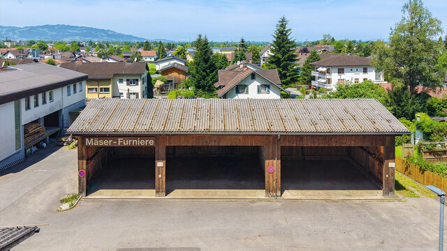 Dornbirn | Gewerbegrundstück mit drei Hallen und Freifläche