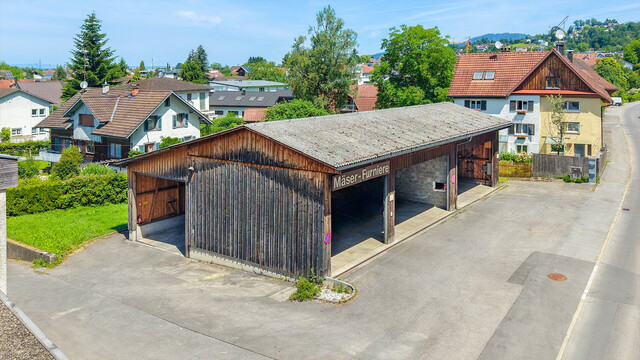 Dornbirn | Gewerbegrundstück mit drei Hallen und Freifläche