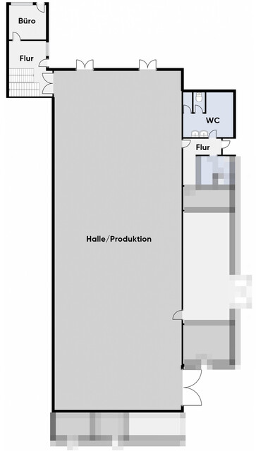 Raum für Wachstum: Lager- und Produktionsfläche mit Büro in Hard
