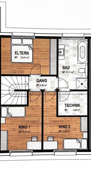 Dornbirn: Modernes 4-Zimmer-Reihenhaus in Massivbauweise mit Garten, Terrasse und Garage
