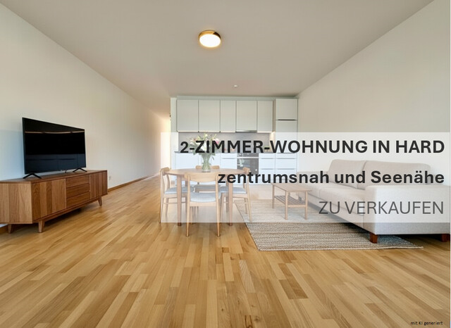 PRIVATVERKAUF: 2-Zimmer-Wohnung in Hard | Seenähe & zentrumsnah