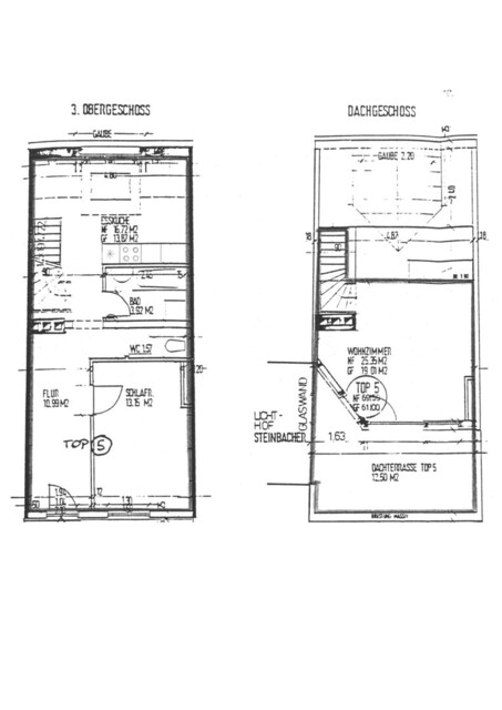 2-stöckige Dachgeschosswohnung inkl. Balkon