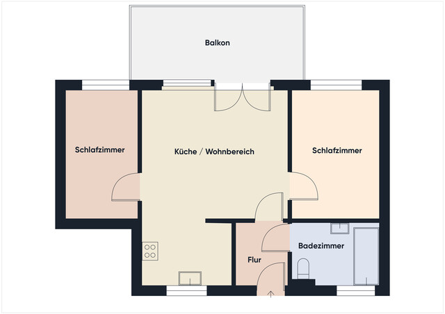 Was will man mehr - Gut angebundene, preiswerte 3-Zimmer-Wohnung in Dornbirn