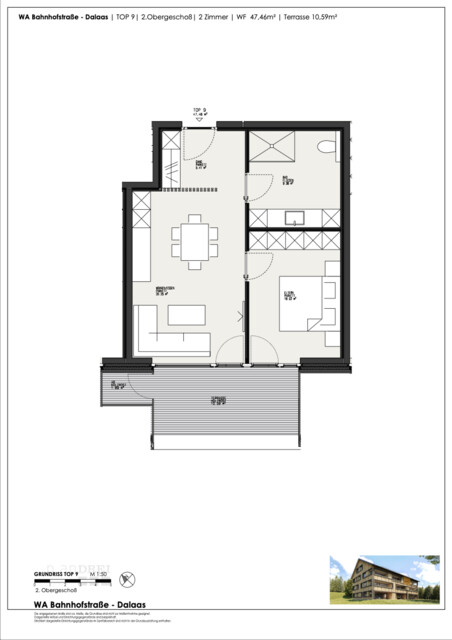 Exklusive 2-Zimmerwohnung mit Panoramablick (NEUBAU TOP9)