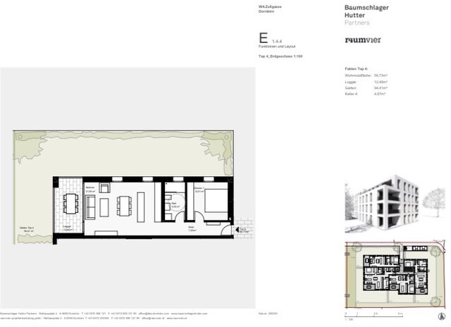 Provisionsfrei - Exklusive 2 Zimmer-Gartenwohnung im Stadtzentrum, Baujahr 2020