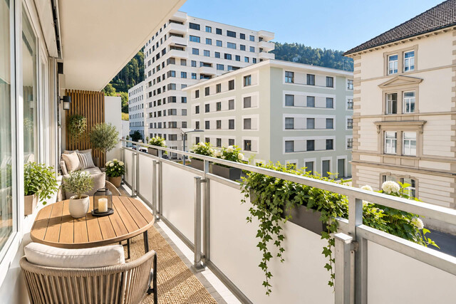 Urban wohnen & zentral leben in Feldkirch: Helle 4 Zimmerwohnung in der Bahnhofcity