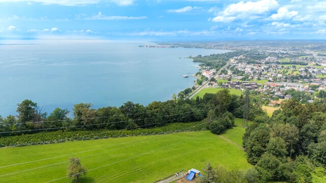 Grundstück am Pfänderhang mit Blick auf den Bodensee