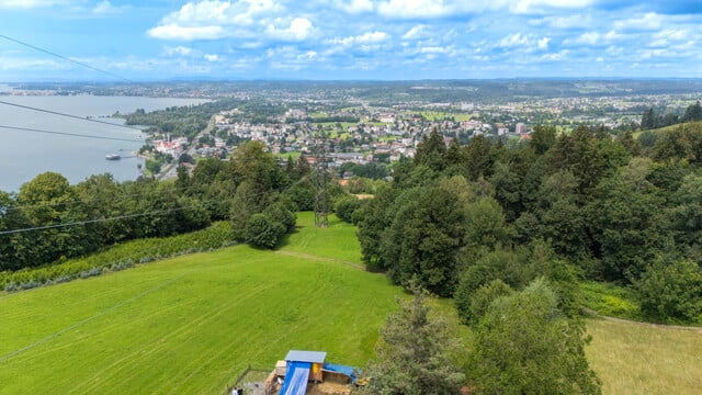 Grundstück am Pfänderhang mit Blick auf den Bodensee