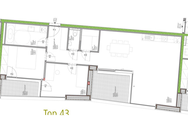 Luxus Pur: 3-Zimmer-Wohnung direkt Am Garnmarkt mit 2 Loggias