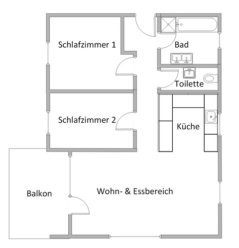 Helle 3-Zimmer-Wohnung in Lauterach mit Südwest-Balkon und Traumküche - Jetzt besichtigen!