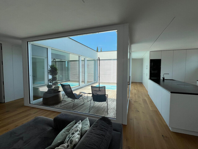 Exklusiver Designer-Bungalow mit Atrium, Wellnessbereich und hochwertiger Ausstattung in ruhiger Lage von Fußach - Privatverkauf – Provisionsfrei