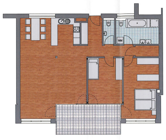 Hochwertige 3-Zimmer-Mietwohnung mit Terrasse in Feldkirch-Tisis