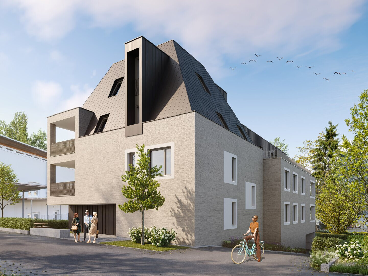 Ideal für Singles, Paare und Kleinfamilien: 3-Zimmer-Terrassenwohnung - Baustart erfolgt - Jetzt Nebenkosten sparen