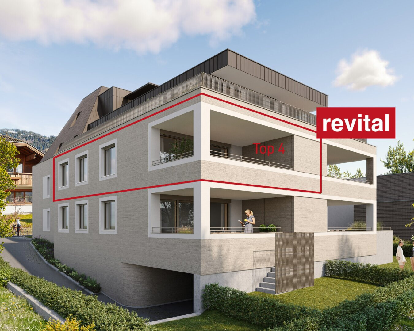 Ideal für Singles, Paare und Kleinfamilien: 3-Zimmer-Terrassenwohnung - Baustart erfolgt - Jetzt Nebenkosten sparen