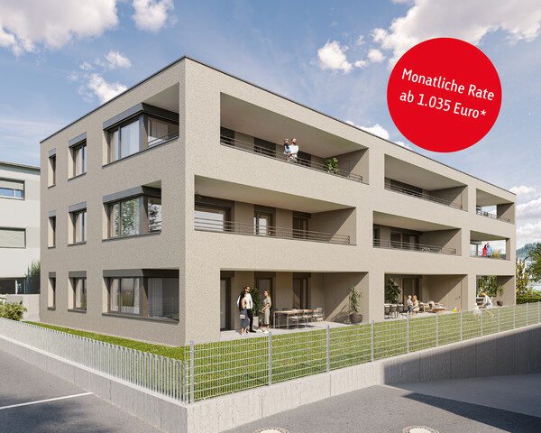 2-Zimmer-Gartenwohnung in Dornbirn – Top 2