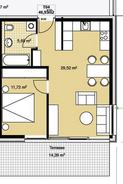 Wunderbare zwei Zimmer Wohnung sucht neuen Mieter