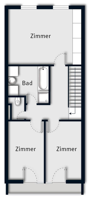 Attraktives, unterkellertes Reihenhaus mit zwei Tiefgaragenplätzen