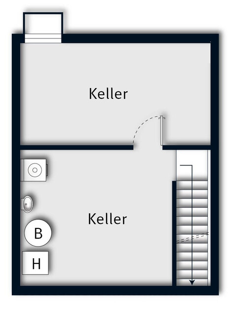 Attraktives, unterkellertes Reihenhaus mit zwei Tiefgaragenplätzen