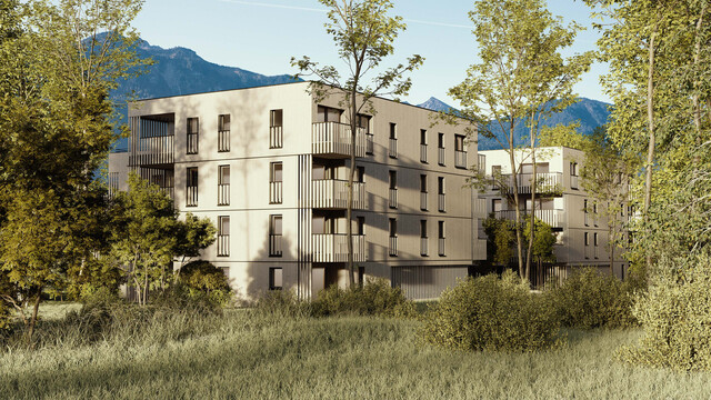 Exklusives Wohnen am Schwarzbach: NEUBAU 2027 / 2028 - 3 Zimmer Wohnung in Bludesch 