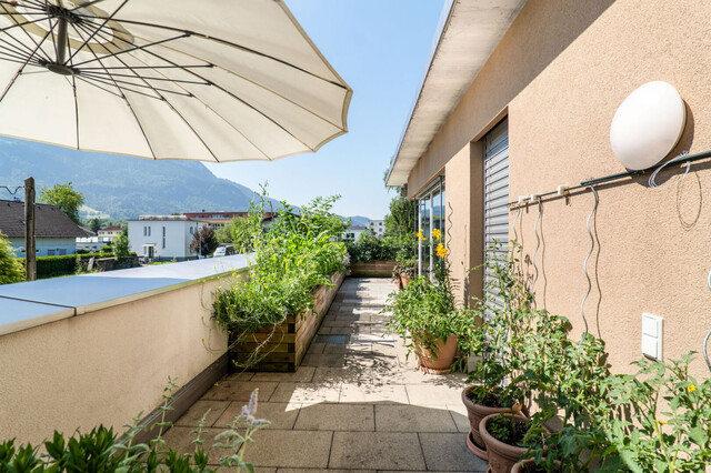 Exklusives Penthouse mit 104m² Wohnfläche und über 90m² Terassenfläche in Hohenems!