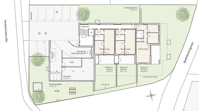 2-Zi-Terrassenwohnung TOP 4 in Rankweil, Vorderlandstraße 2