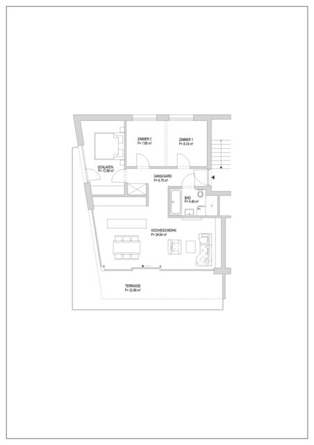 Zuhause in Götzis: Lichtdurchflutete Penthouse-Wohnung zu vermieten
