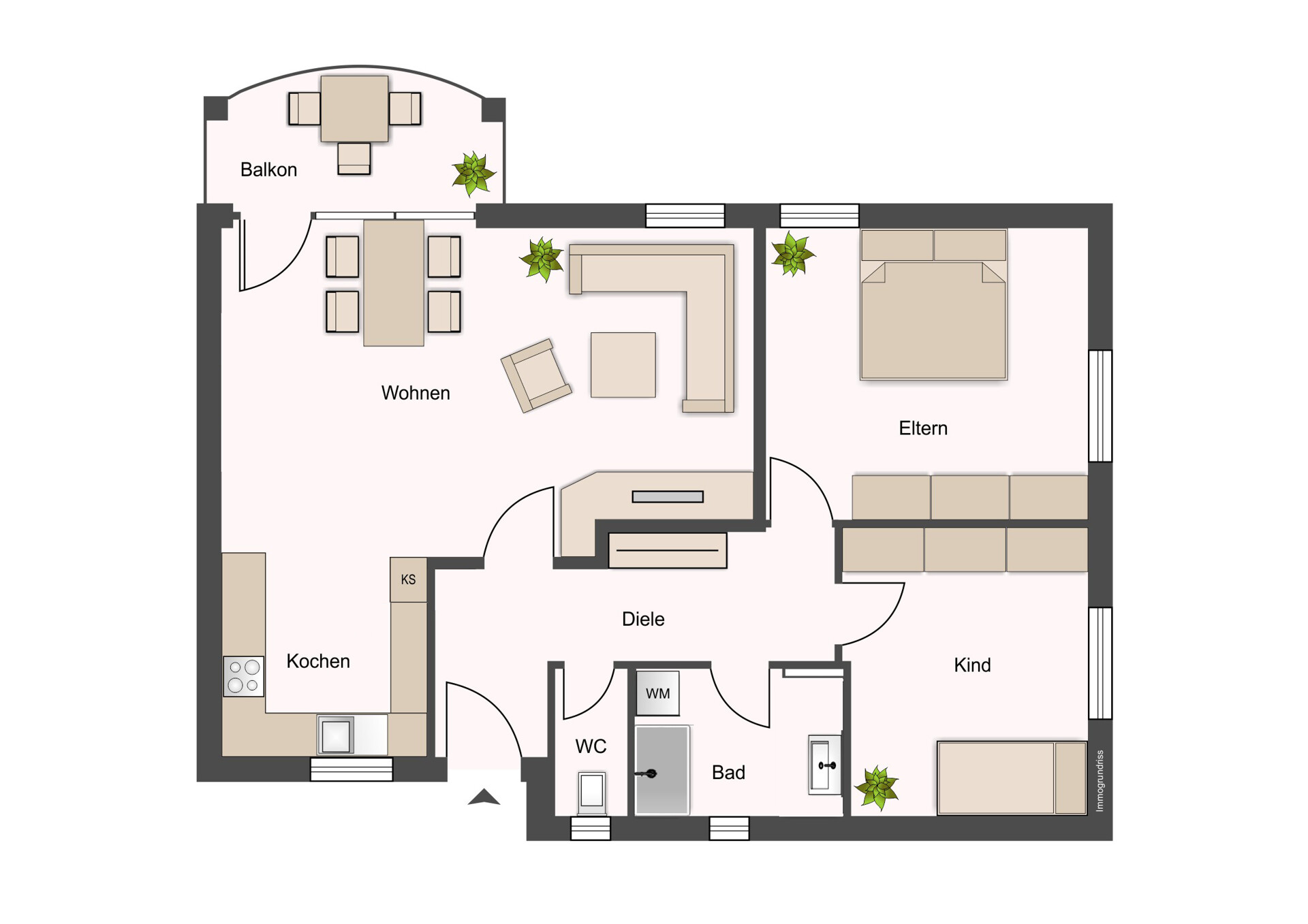 Renovierte 3-Zimmerwohnung in Hohenems