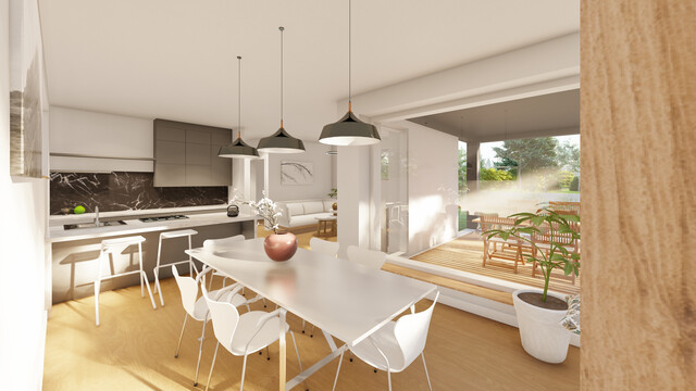 Neubau Gartenwohnung mit Terrasse, Garten, Garage & Keller - Erstbezug!