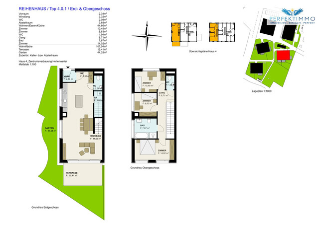 Attraktives Neubauviertel - Reihenhaus in Hohenweiler