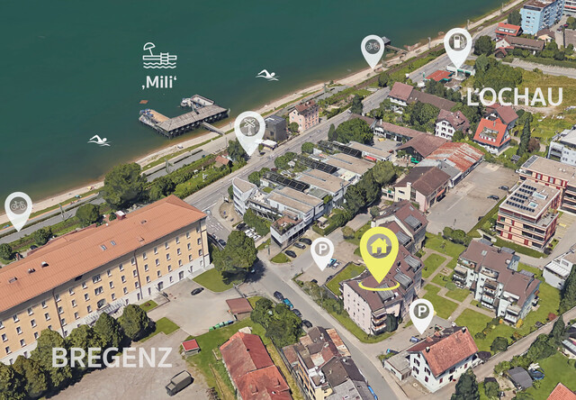 Zentrumsnahe Wohnung mit 70m2 und ebenso vielen Sonnenuntergängen, Provisionsfrei