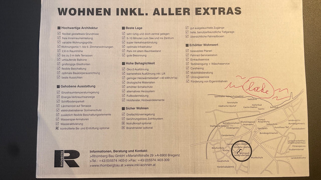  Exklusive 2 Zi-Wohnung mit großerTerrasse  im Wohnpark Sandgrubenweg,Bregenz. PROVISIONSFREI  !!!
