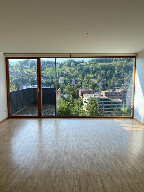 2-Zi Wohnung  Erdgeschoß im Grünen mit Topaussichtlage  direkt über Feldkirch