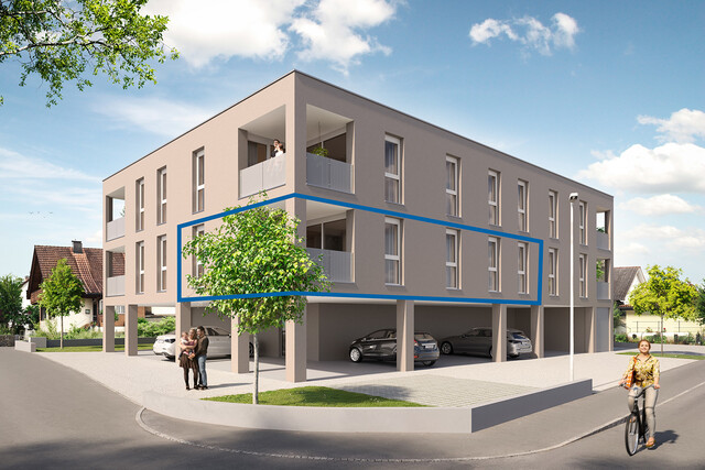 Familientraum in zentraler Lage - 4-Zi-Wohnung mit Loggia