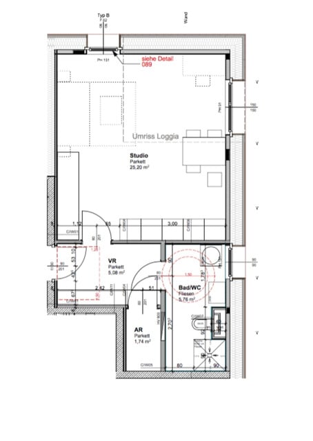 Helle 1-Zimmer-Erdgeschosswohnung in Bludenz zu vermieten (verfügb. ab Januar 2025)