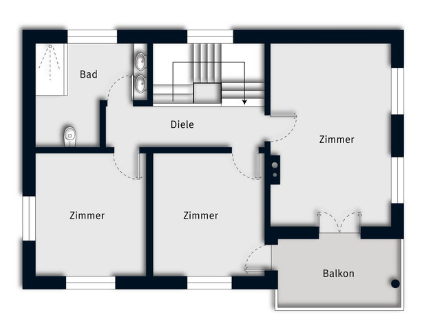 Klassisches Einfamilienhaus mit 4 Zimmern, Pool und Keller